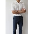 thumbnail image 6 of GINGTTO Linen Pants Men Slim Fit Elastic Waistband Lightweight Summer Beach Fashion Casual Pant, 6 of 12