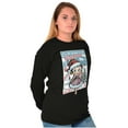 thumbnail image 4 of Betty Boop Be Home For Christmas Women's Long Sleeve T Shirt Brisco Brands S, 4 of 6