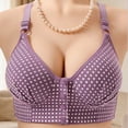 thumbnail image 4 of Women’s Front Closure Wireless Bra Full Coverage Supportive Comfort Bra with Adjustable Straps Soft Breathable Everyday Underwear, 4 of 9