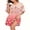 Goodnight Stars, variant on Womens Nightgown Short Sleeve Sleepshirt V Neck Sleepwear Casual Loungewear Ladies Sleepwear