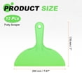 thumbnail image 2 of Uxcell 4pcs Putty Scraper 1.5" Plastic Flexible Tool for Pasting Plaster Repairing Walls, 2 of 7