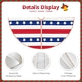 thumbnail image 5 of Bingfone Christmas Tree Skirt Mat Christmas Decoration Interior 48"-American Patriotic Stars And Stripes, 5 of 8