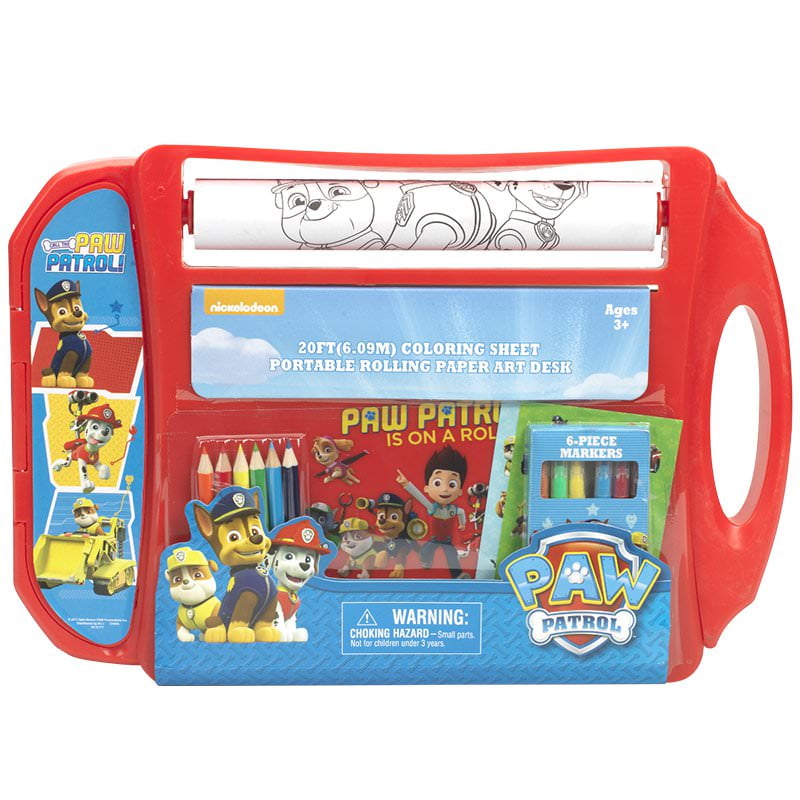 paw patrol art desk
