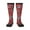 2 Black-1, variant on Fire Sign print thigh-high socks, crafted for both men and women with a stretchy, high-opaque design perfect for daily wear
