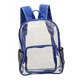 thumbnail image 1 of Mochila Jinwen Transparente para Libros Senderismo Azul 40 cm x 30 cm x 13 cm, 1 of 8