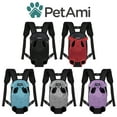 thumbnail image 5 of PetAmi Dog Carrier Backpack, Adjustable Dog Pet Cat Front Carrier Backpack | Ventilated Dog Chest Carrier for Hiking Camping Travel, Sling Bag for Small Medium Dog Cat Puppies, Large, 12-16 lbs, Black, 5 of 8