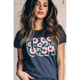 thumbnail image 2 of Floral USA Graphic T Shirts, 2 of 10