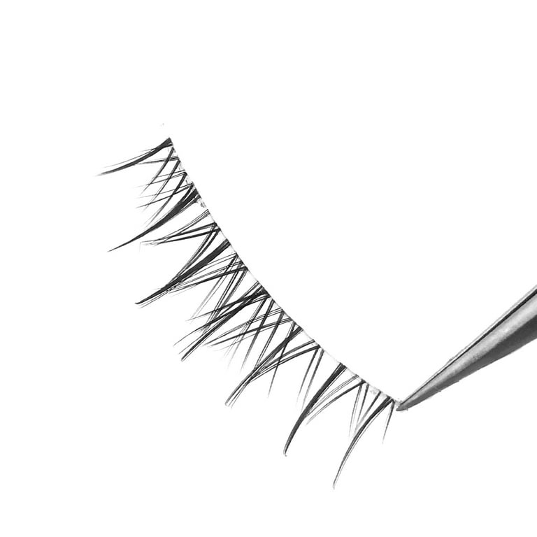 Manga Lashes, Clear Band Spiky Anime False Eyelashes, Natural Look