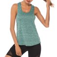 thumbnail image 1 of Chalecos mujer Mujeres Workout Tops Racer Back Solid sin mangas Yoga Fitness Running Gym Lounging Qu Tomshoo Chalecos mujer, 1 of 6