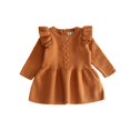 thumbnail image 3 of Hauts Chandail Robe à Volants Manches Longues pour Bébés Filles Tenues Chaudes, 3 of 5
