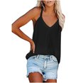 thumbnail image 1 of Womens Knit Racerback Tank Tops V Neck Sleeveless Shirts Summer Casual Vest, 1 of 9