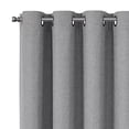 thumbnail image 4 of Sunshield 100% Blackout Colton Single Curtain Grommet, 50x84, Gray, 4 of 6