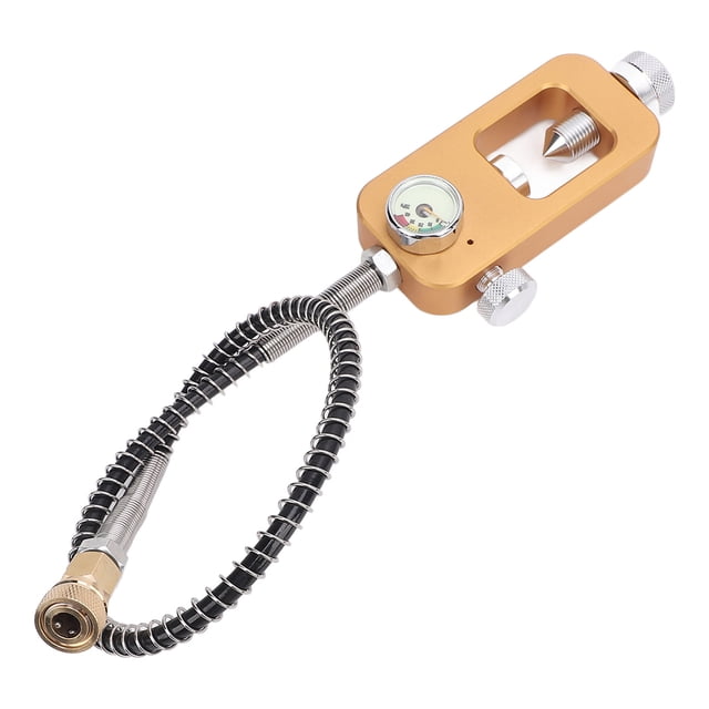 Adaptador de Recarga de Tanque de Buceo, 0.5L 1L 1L Universal Scuba Rilling Station Ball Bolling Con tubo de Vía Aérea para Bucear