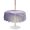 Purple, Lavender, White, variant on Outdoor Tablecloth with Umbrella Hole for Patio/Picnic/Party/Camping, Mountain Peak Waterproof Table Cloth Rectangle Table Cover Washable, Gray Beige Mist Zen Modern Fantasy (60"x 102")