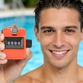 thumbnail image 4 of Handheld Mechanical Counter Clicker – 4‑Digit Manual Reset Counters With Wrist Straps ‑Color Lightweight ABS For Sports Inventory Craft (9 Styles), 4 of 6