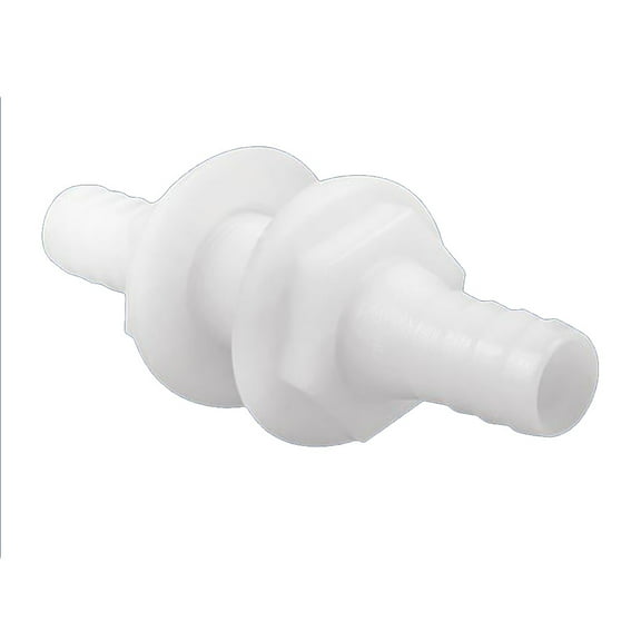 Attwood Polypropylene Double Ended Thru-Hull Connection For 3/4" Hose
