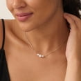 thumbnail image 6 of CROPD Pearl Necklace: 14K Gold-Plated Pearl Necklace for Women 16.5” + 2”, 6 of 13