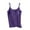 Purple, variant on DDAPJ pyju Womens Modal Tank Tops Built-in Bra Padded Camisole Basic Workout Undershirt Fitness Yoga Top Holiday Sales Dark Blue L