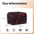 thumbnail image 5 of Daiia Cyberpunk Cityscape Lights Pattern 2 slice Toaster Cover, Toaster Appliance Dust-proof Cover For Kitchen Small Appliance Dust Cover and Fingerprint Protection, 5 of 7