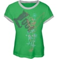 thumbnail image 1 of Tinkerbell - Love Girl's Ringer T-Shirt, 1 of 1