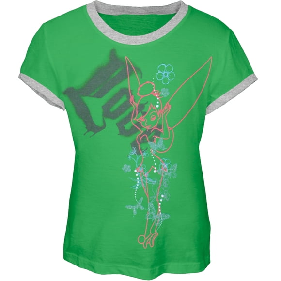 Tinkerbell - T-Shirt Ringer pour Fille