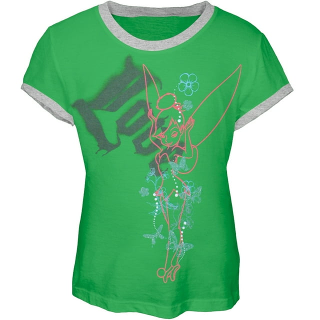 Tinkerbell - Love Girl's Ringer T-Shirt