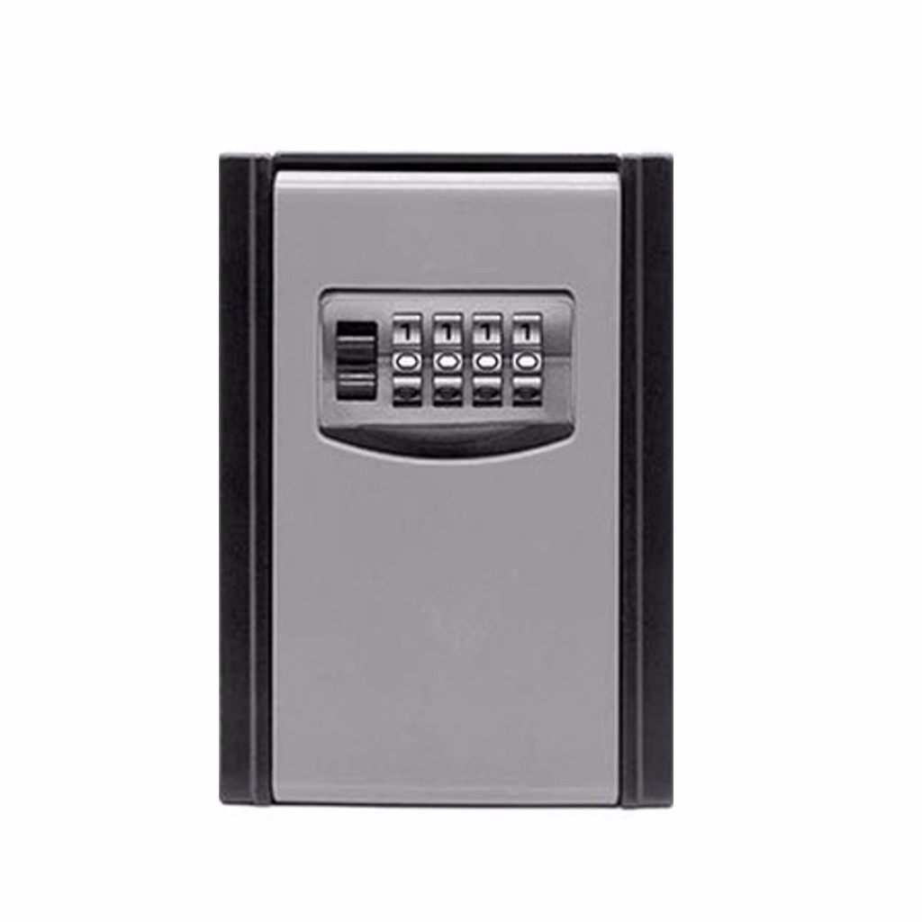 K4 Digit Outdoor High Security Wall Mounted Key Safe Box Code Secure