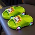 thumbnail image 2 of Hessimy Slides Girls Boys Slip On Slide Sandals Comfort Non-Slip Thick Sole Slippers Summer Shower Shoes Pool Beach Water Shoes girls slippers(Green,13), 2 of 5
