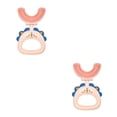 thumbnail image 3 of Minnieouse Cepillos de en forma de U para niños, herramienta de limpieza de de 360 ​​grados, cepillos de protección de plástico de Tipo rosa 1 2piezas Minnieouse CBP192667, 3 of 6