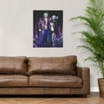 thumbnail image 5 of Harley Quinn Joker Animated Canvas Decorative Poster Art Picture Painting Bedroom Painting Decor Dinner Room Living Room Posters Gift Unframe Wall Poster 20"x24", 5 of 7