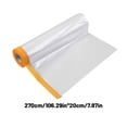 thumbnail image 2 of Disposable Furniture Bed Cover Film Roll, Dorm Room Dust Proof Protector For Sofa Table, Non-Toxic Clear Sheet For Home Storage Organization, Easy To Use & Cut, 2 of 5