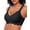 Black/Pure Black, variant on Women's Jelly Bra, No Underwire Scalloped Push Up, Buttery Soft T-shirt Seamless Full Coverage Convertible Everyday Bra, Sizes S to 3XL