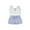 Blue, variant on Bagilaanoe 2pcs Toddler Baby Girl Shorts Set Sleeveless Striped Print Tank Tops + Shorts 6M 12M 18M 24M 3T 4T Kids Casual Summer Clothes