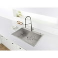 thumbnail image 4 of Ruvati 27 x 20 inch 16 Gauge Stainless Steel Rounded Corners Kitchen Sink Single Bowl, 4 of 10