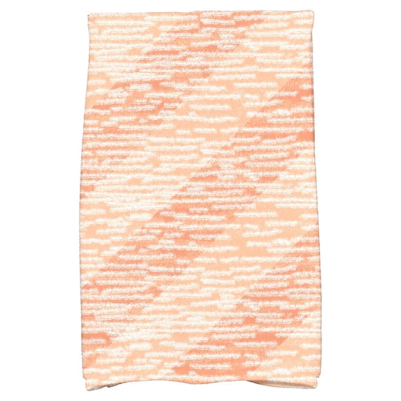 Simply Daisy 18" x 30" Marled Knit Stripe Geometric Print Hand Towel