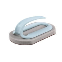 BNNG Handled Bath Scrubber, Bathroom Scouring Pad, Heavy Duty Cleaning Sponge Scrub Brush, Non-Scratch Remove Soap Scum, for Cleaning Shower Tile Bathtube Hot Tubs, Swimming Pool Step & Corner