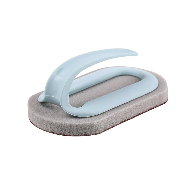 Oleegame 2PC Cleaning Brush Strong Decontamination Bath Brush Sponge Tiles Brush Kitchen Clean Tools