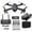 Black, variant on stuff under 1 dollar Drone for Kids and Beginners, RC Helicopter Drones with Detachable Arms, Remote Control Quadcopter Toys with 7-color LED Light, 360° Flips, 16 Mins to Fly, Altitude Hold