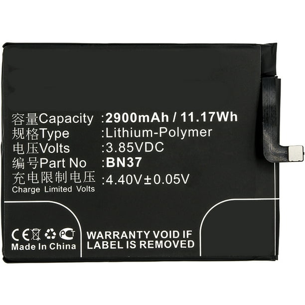 Synergy Digital Cell Phone Battery Works With Xiaomi Redmi 6a Dual Sim Td Lte Cell Phone Li Pol 3 85v 2900mah Ultra High Capacity Compatible With Redmi Bn37 Battery Walmart Com Synergy Digital Cell Phone Battery Works With Xiaomi Redmi 6a Dual Sim Td Lte Cell Phone Li Pol 3 85v 2900mah Ultra High Capacity Compatible With Redmi Bn37 Battery Walmart Com