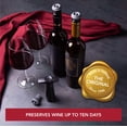 thumbnail image 2 of Bomba ahorradora de vino Vacu Vin azul con tapón de vino al vacío, mantiene el vino fresco hasta 10 días, 1 bomba y 4 tapones, reutilizable, fabricada en los Países Bajos, 2 of 7