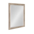 thumbnail image 4 of DesignOvation Beatrice Framed Decorative Rectangle Wall Mirror, 21 x 27, Rustic Brown, Farmhouse Rectangular Vanity Mirror for Use as Bathroom Mirror for Over Sink or Rustic Entryway Mirror, 4 of 8