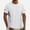 White, variant on LRGSHF Men's Short Sleeve Athletic T‑Shirt, Round Neck Quick Dry Lightweight Workout Tee Sports Running Gym Daily Wear Tops