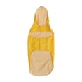 thumbnail image 1 of Impermeable reflectante con capucha para perros grandes, impermeable, poncho para cachorros (amarillo, 5XL), 1 of 5