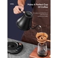 thumbnail image 3 of Electric Gooseneck Kettle Temperature Control, Pour Over Electric Kettle for Coffee and Tea, 100% Stainless Steel Inner, 1200W Rapid Heating, 0.8L, B, 3 of 9