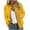 Yellow, variant on Luwomo Womens Baseball Jackets Zip Up Long Sleeve Zipper Lightweight Loose Fit Outwear Coat Regular Blouses Blue,L