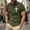 Army Green, variant on Shirts Men Polos Business Shirt Fishing Green Graphic Short Sleeve Men's Summer Tees S
