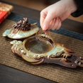 thumbnail image 6 of Ceramic Retro Pan Long Incense Burner Household Indoor Zen Incense Holder Desktop Decoration Incense Burner, 6 of 9