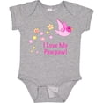 thumbnail image 3 of Inktastic I Love My Pawpaw Girls Baby Bodysuit, 3 of 5