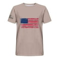 thumbnail image 3 of DPTALR Men Print Round Neck Casual Short Sleeve Round-Neck Blouses Shirts, 3 of 3
