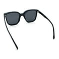 thumbnail image 7 of Interchangeable Lens Oversized Horn Rim Plastic Fashion Sunglasses Black + Cat. 2 Driving Lenses, 7 of 7